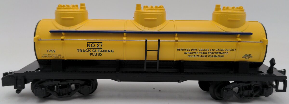 American Flyer 6-48440 S Gauge Track Cleaning Fluid 3-Dome Tank Car #27 LN/Box