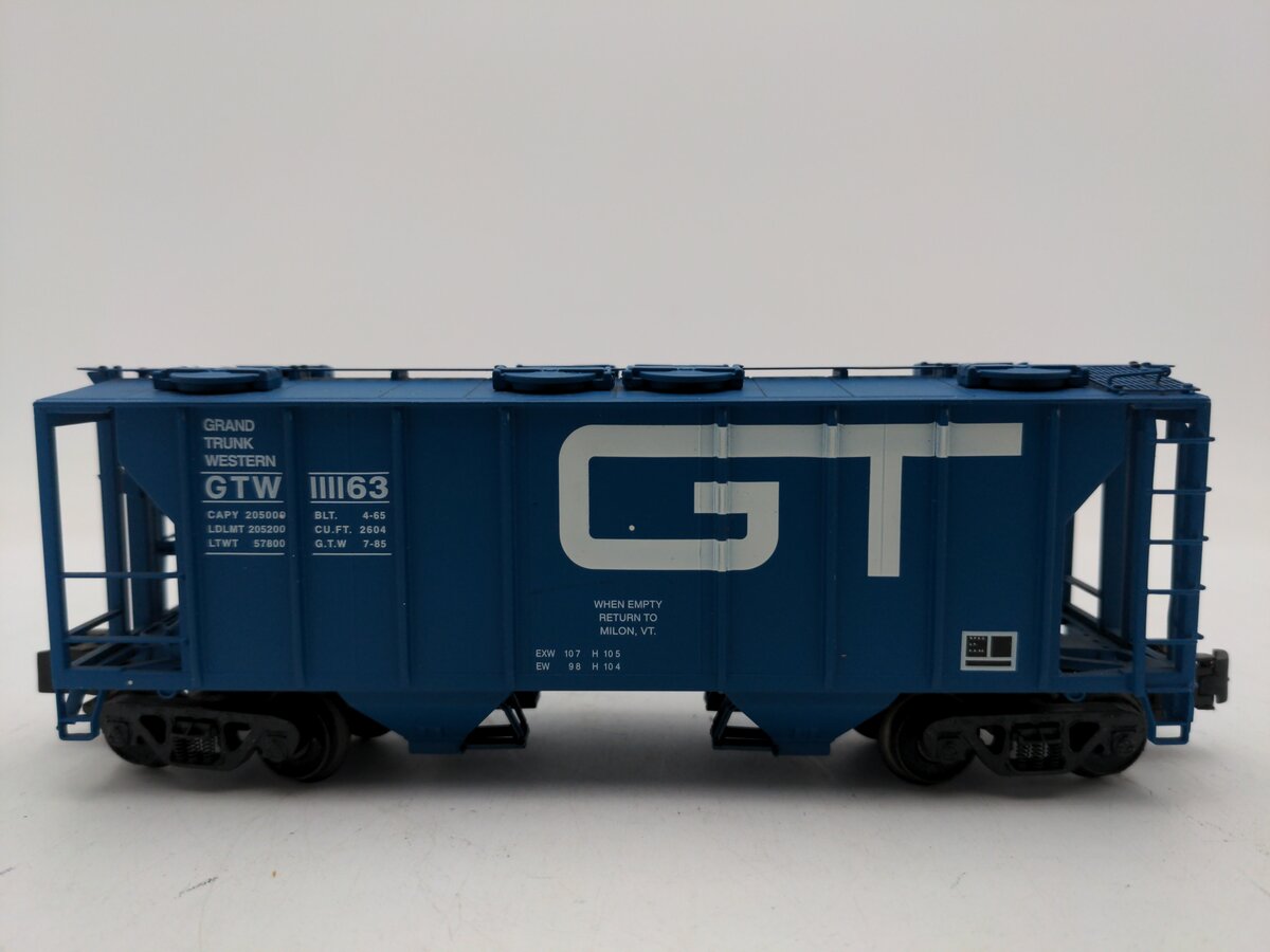 S-Helper 00089 "S" Scale PS-2 Grand Trunk 2-Bay Hopper #111163 EX/Box
