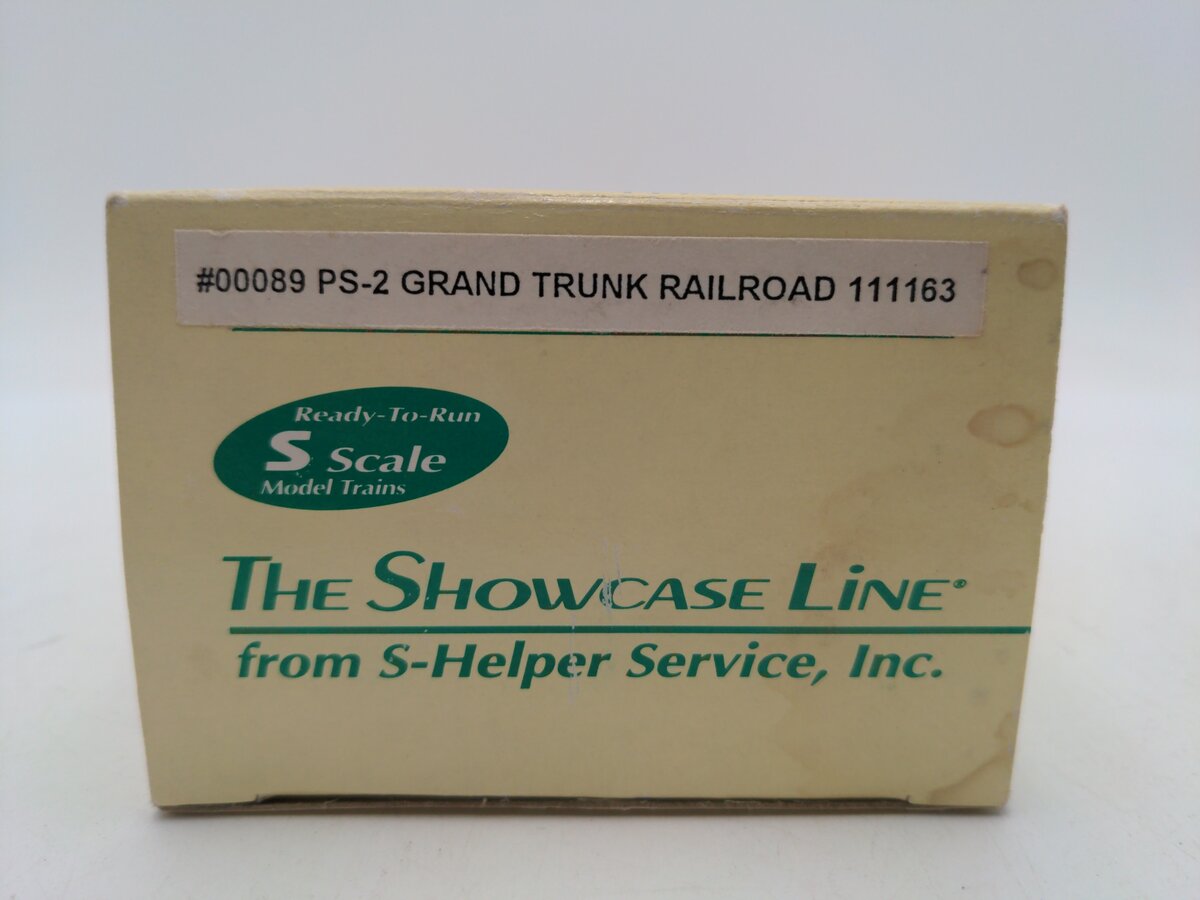 S-Helper 00089 "S" Scale PS-2 Grand Trunk 2-Bay Hopper #111163 EX/Box