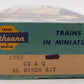 Athearn 1793 HO Burlington Streamlined Diner Car Kit #2517-Assembled LN/Box