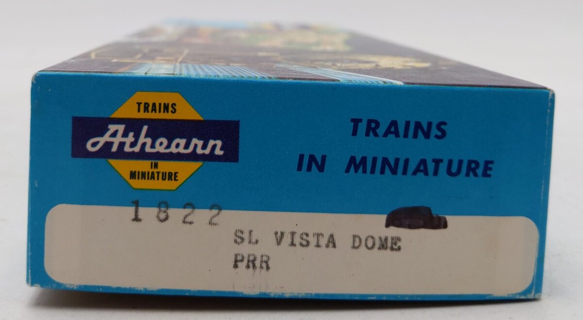 Athearn 1822 HO Pennsylvania Streamlined Vista Dome Kit #4902 -Assembled EX/Box