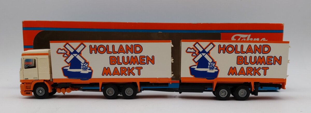 Tekno 1:50 Scale DAF 95 tandem truck and trailer Holland Blumen Markt LN/Box