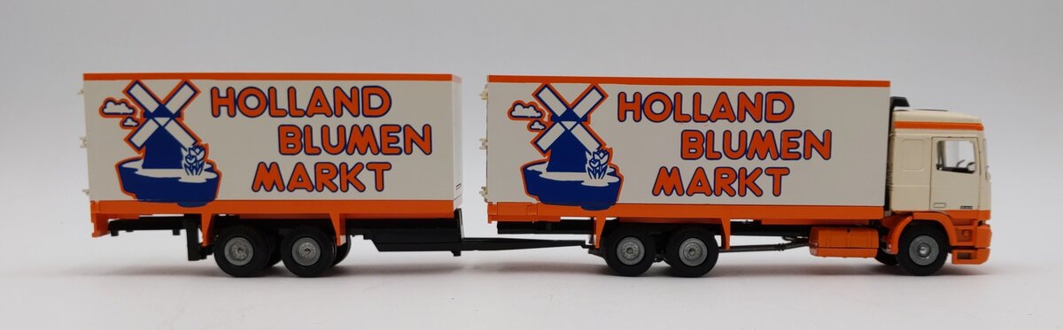 Tekno 1:50 Scale DAF 95 tandem truck and trailer Holland Blumen Markt LN/Box