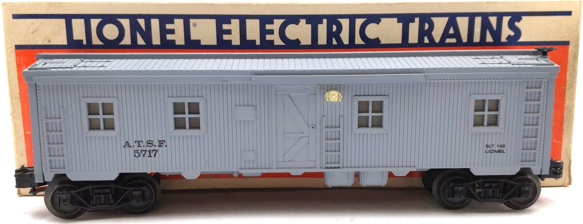Lionel 6-19651 O Gauge Atchison Topeka & Santa Fe Illuminated Tool Car #19651 VG/Box