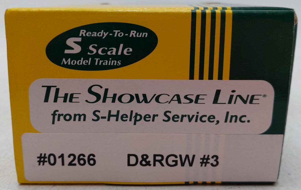 S-Helper 01266 S Gauge Denver & Rio Grande Western #4 Wide Vision Caboose #01503 LN/Box