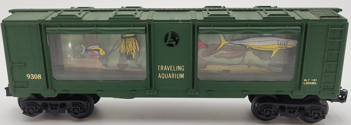 Lionel 6-9308 O Gauge Operating Aquarium Car VG