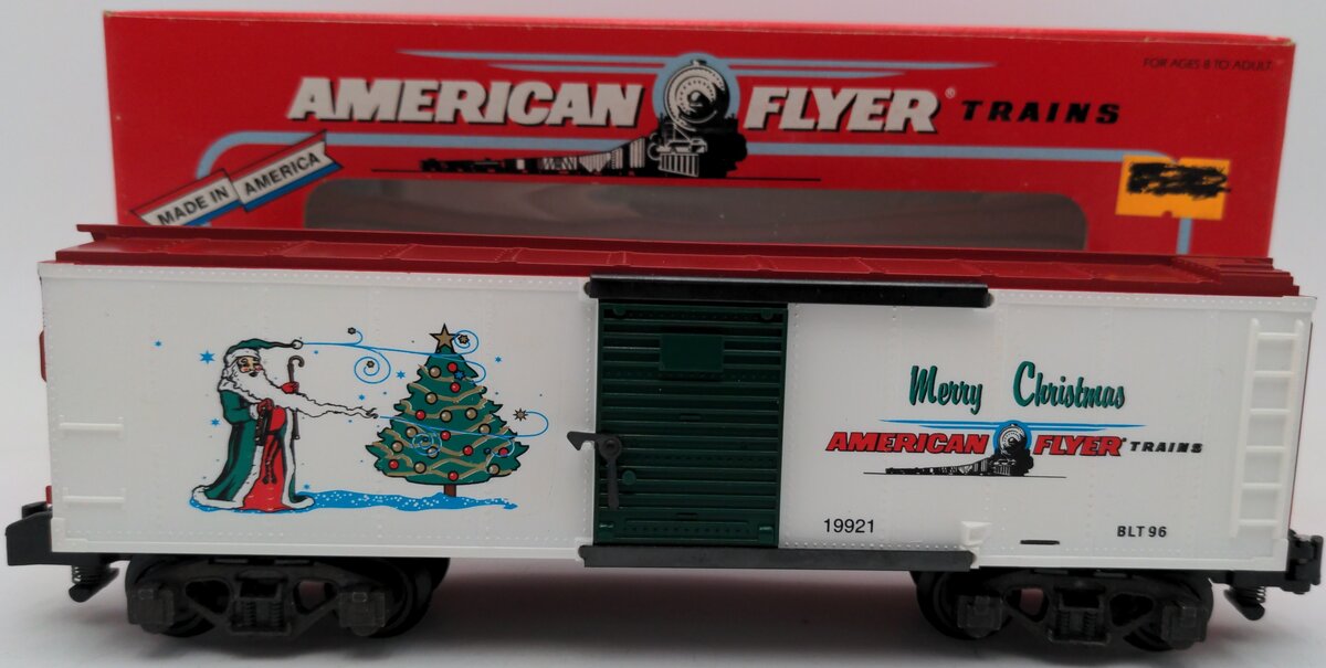 American Flyer 6-48325 S Gauge 1996 Holiday Boxcar EX/Box