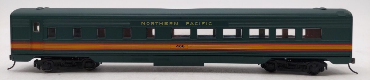 Athearn 1816 HO Northern Pacific 72' Streamed Lined Coach Car Kit #466-Assembled LN/Box