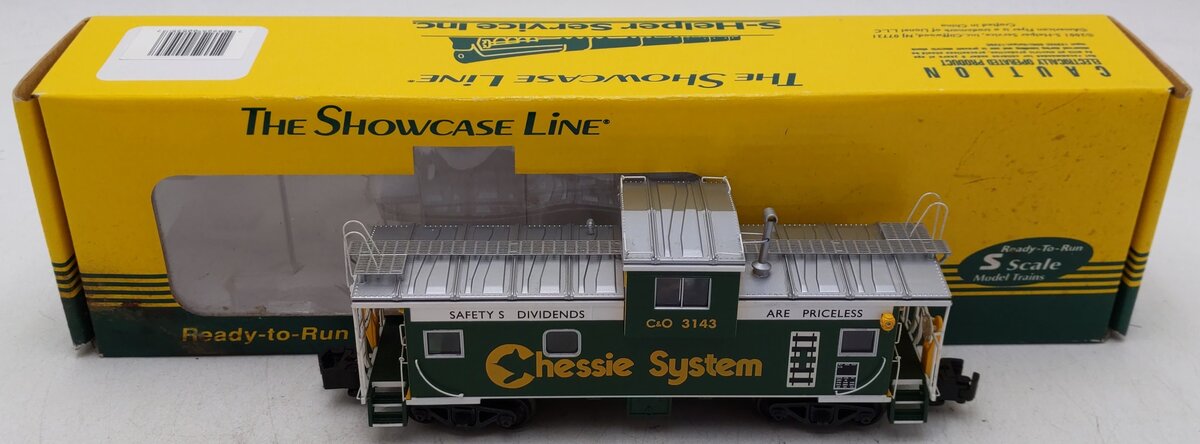 S-Helper 00595 S EVC Chessie Safety Special Caboose #3143 EX/Box
