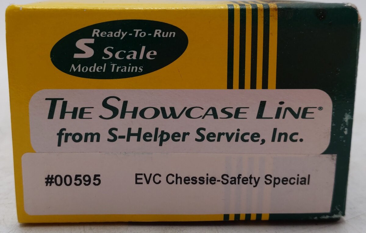 S-Helper 00595 S EVC Chessie Safety Special Caboose #3143 EX/Box