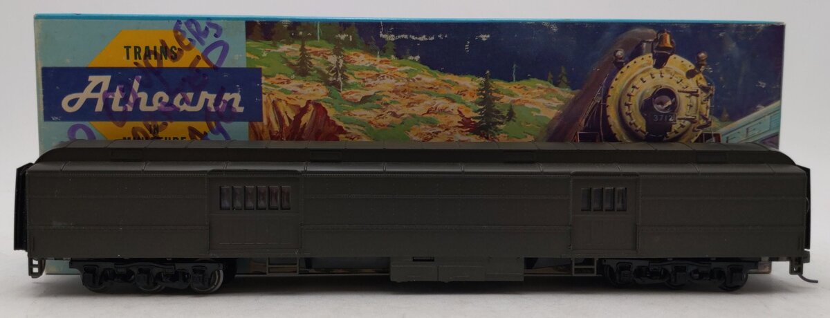 Athearn 1880 HO Undecorated Standard Baggage Car Kit-Assembled LN/Box