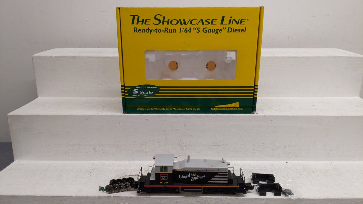 S-Helper 01230 S Scale Chicago Burlington & Quincy Diesel Locomotive #9139 EX/Box