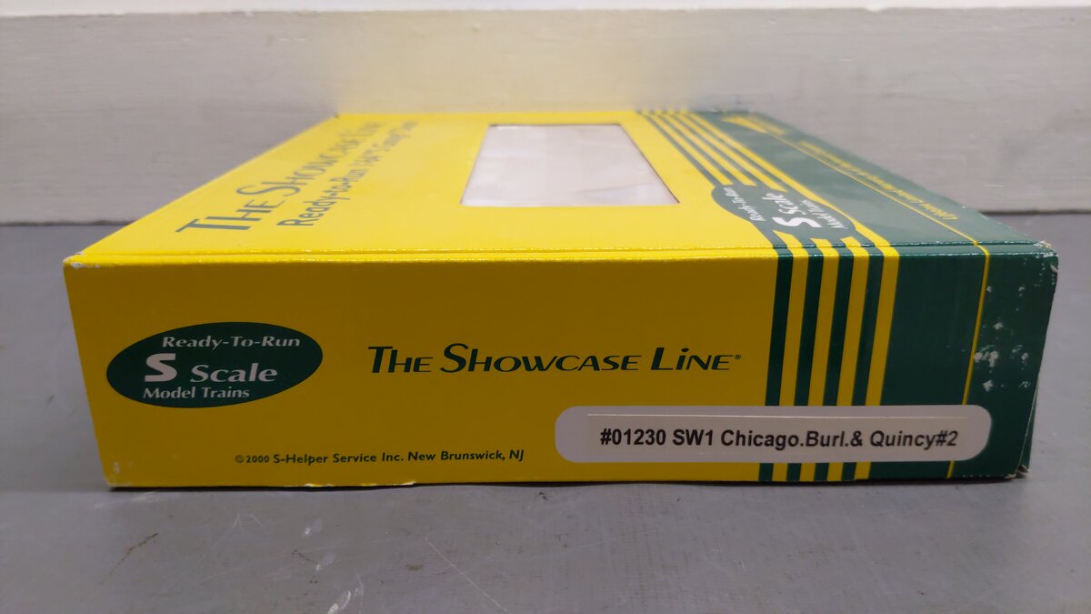 S-Helper 01230 S Scale Chicago Burlington & Quincy Diesel Locomotive #9139 EX/Box