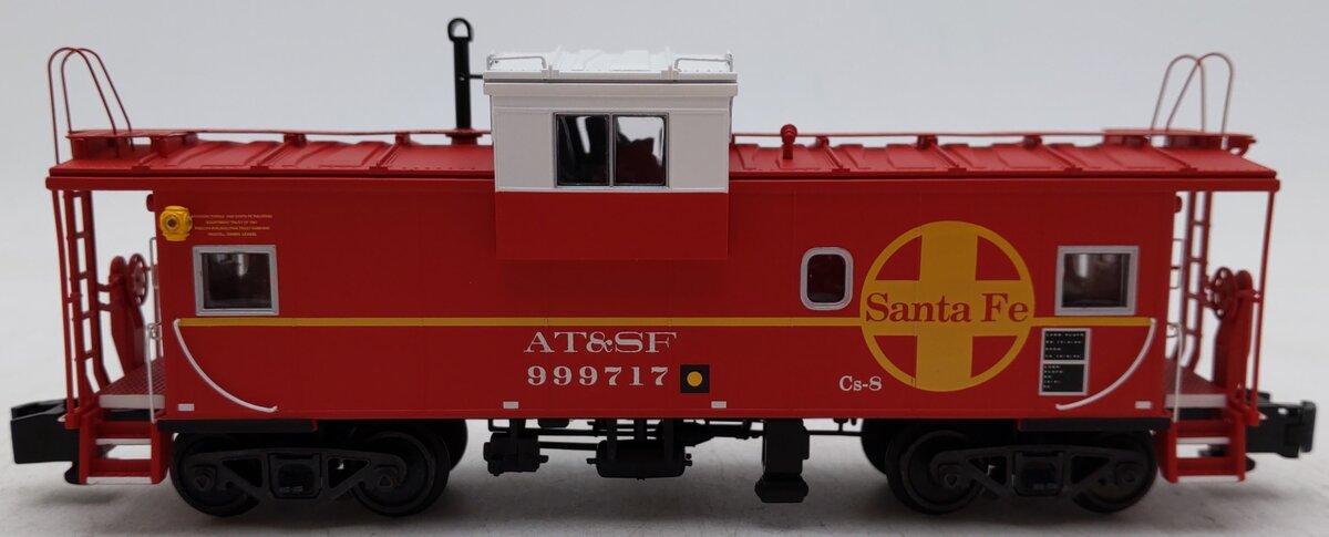 S-Helper 00603 S Gauge Santa Fe Extended Vision Caboose #999717 EX/Box