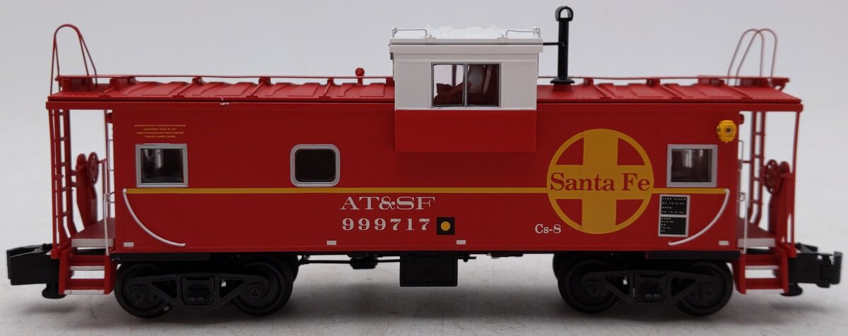 S-Helper 00603 S Gauge Santa Fe Extended Vision Caboose #999717 EX/Box