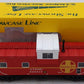 S-Helper 00603 S Gauge Santa Fe Extended Vision Caboose #999717 EX/Box
