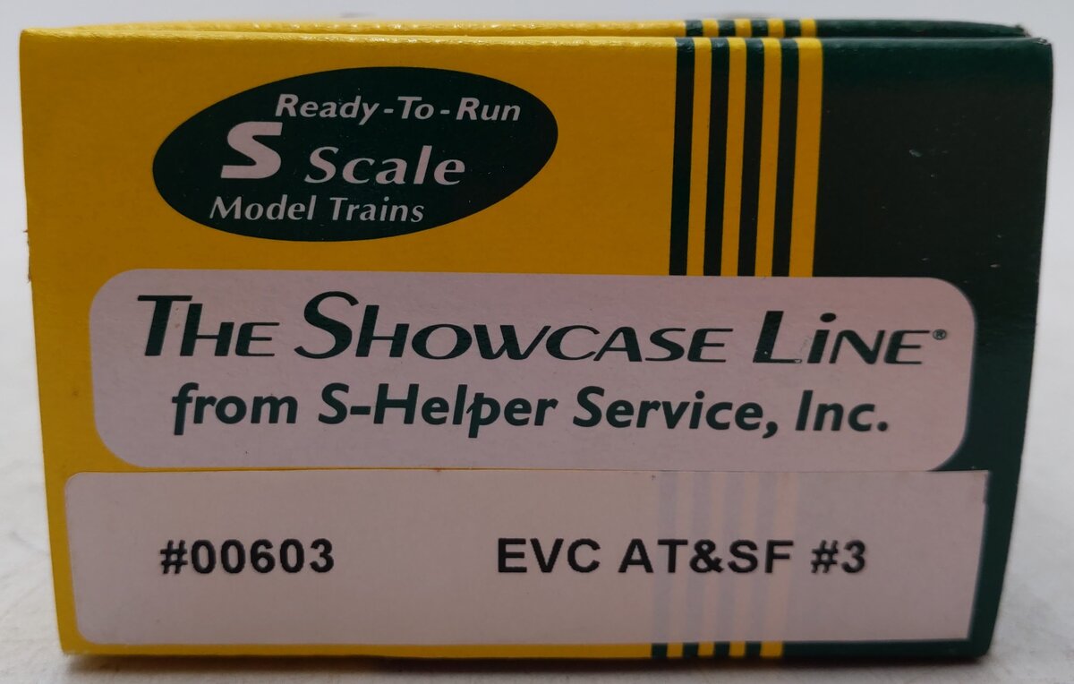 S-Helper 00603 S Gauge Santa Fe Extended Vision Caboose #999717 EX/Box