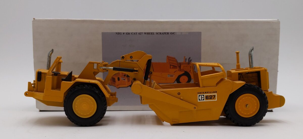 NZG 1:50 Scale #126 Caterpillar 627 Wheel Scraper O/C LN