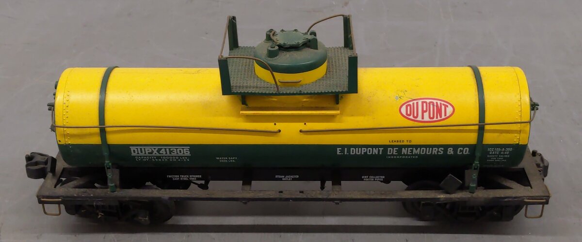 Aristo-Craft 41306 Dupont Single Dome Tank Car #41306 VG