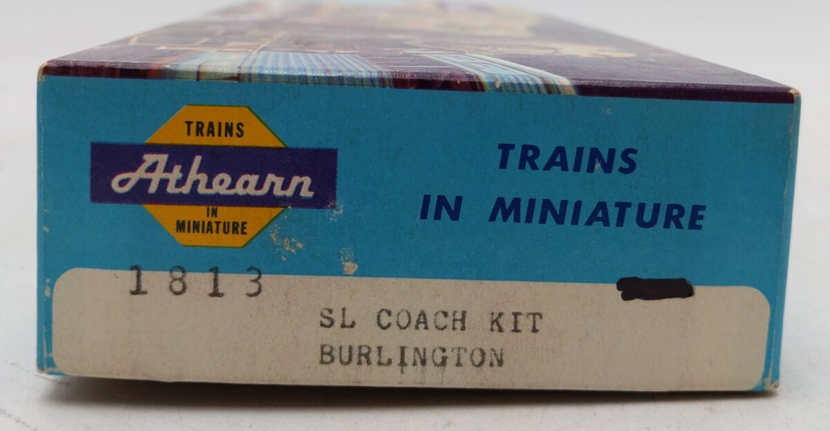 Athearn 1813 HO Scale Chicago Burlington & Quincy Coach Kit #3150-Assembled LN/Box