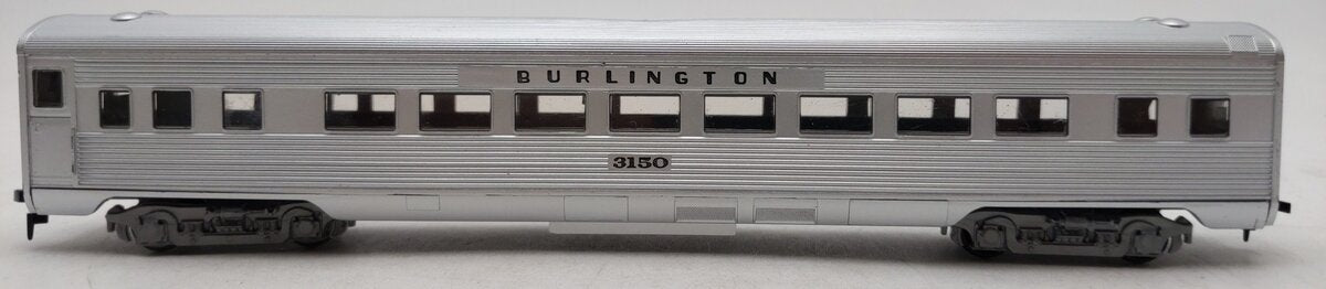 Athearn 1813 HO Scale Chicago Burlington & Quincy Coach Kit #3150-Assembled LN/Box