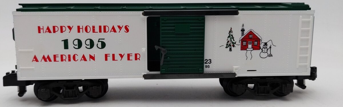 American Flyer 6-48323 S Gauge 1995 American Flyer Christmas Boxcar EX/Box