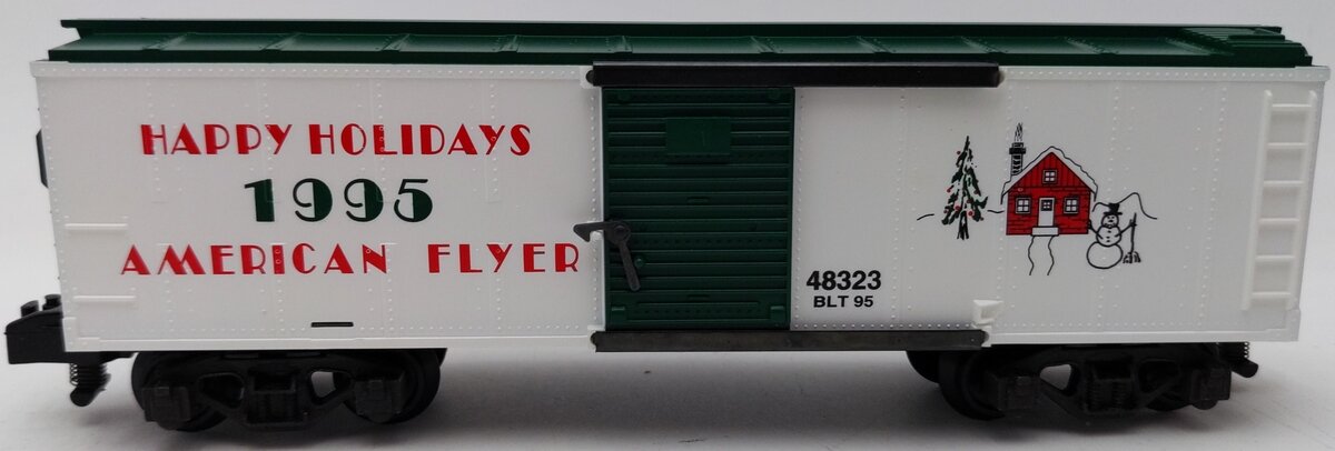 American Flyer 6-48323 S Gauge 1995 American Flyer Christmas Boxcar EX/Box