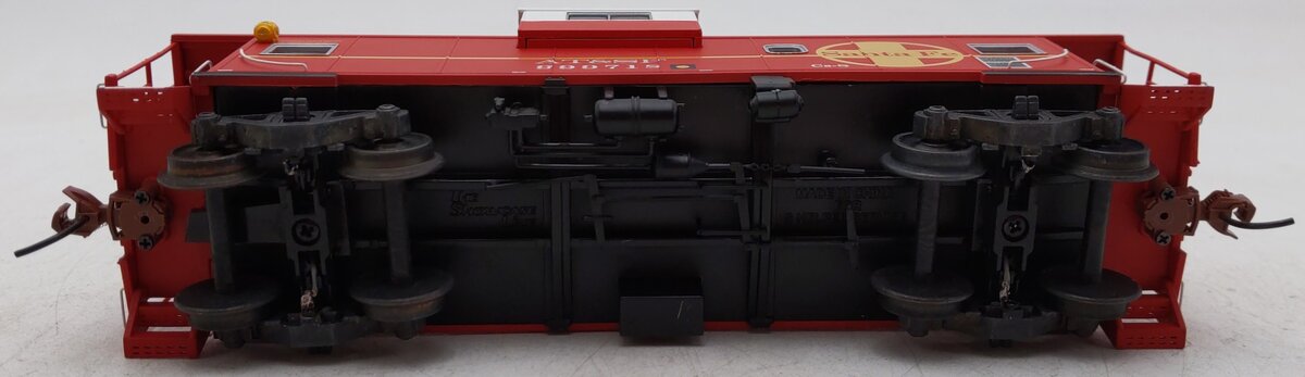 S-Helper 00604 S Gauge Santa Fe Extended Vision Caboose #999718 EX/Box