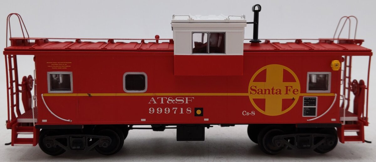 S-Helper 00604 S Gauge Santa Fe Extended Vision Caboose #999718 EX/Box
