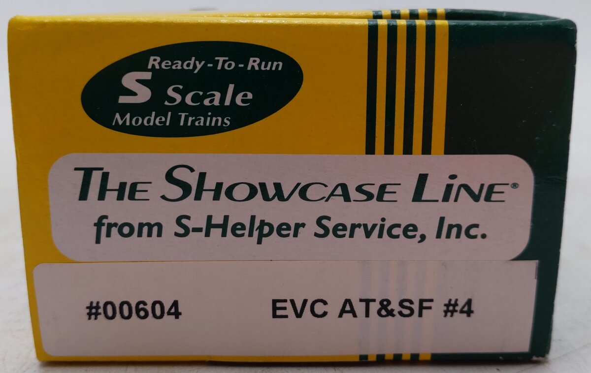 S-Helper 00604 S Gauge Santa Fe Extended Vision Caboose #999718 EX/Box