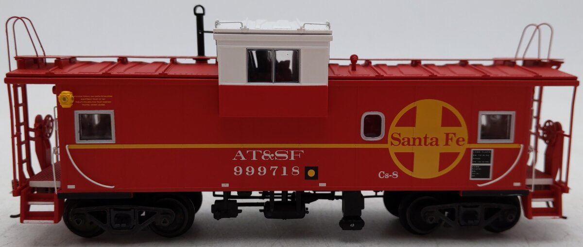 S-Helper 00604 S Gauge Santa Fe Extended Vision Caboose #999718 EX/Box