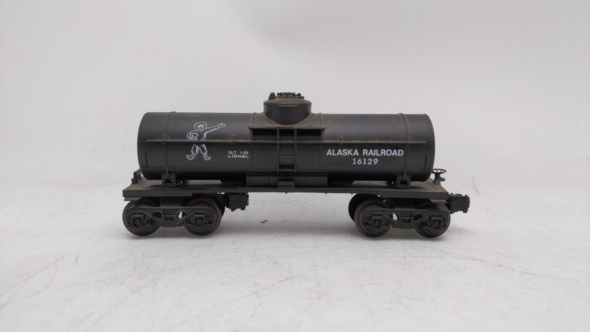 Lionel 6-16129 O Gauge Alaska Railroad Single Dome Tank Car EX