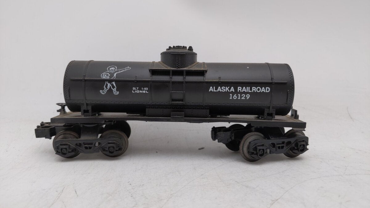 Lionel 6-16129 O Gauge Alaska Railroad Single Dome Tank Car EX