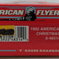 American Flyer 6-48314 S Gauge 1992 American Flyer Christmas Boxcar EX/Box
