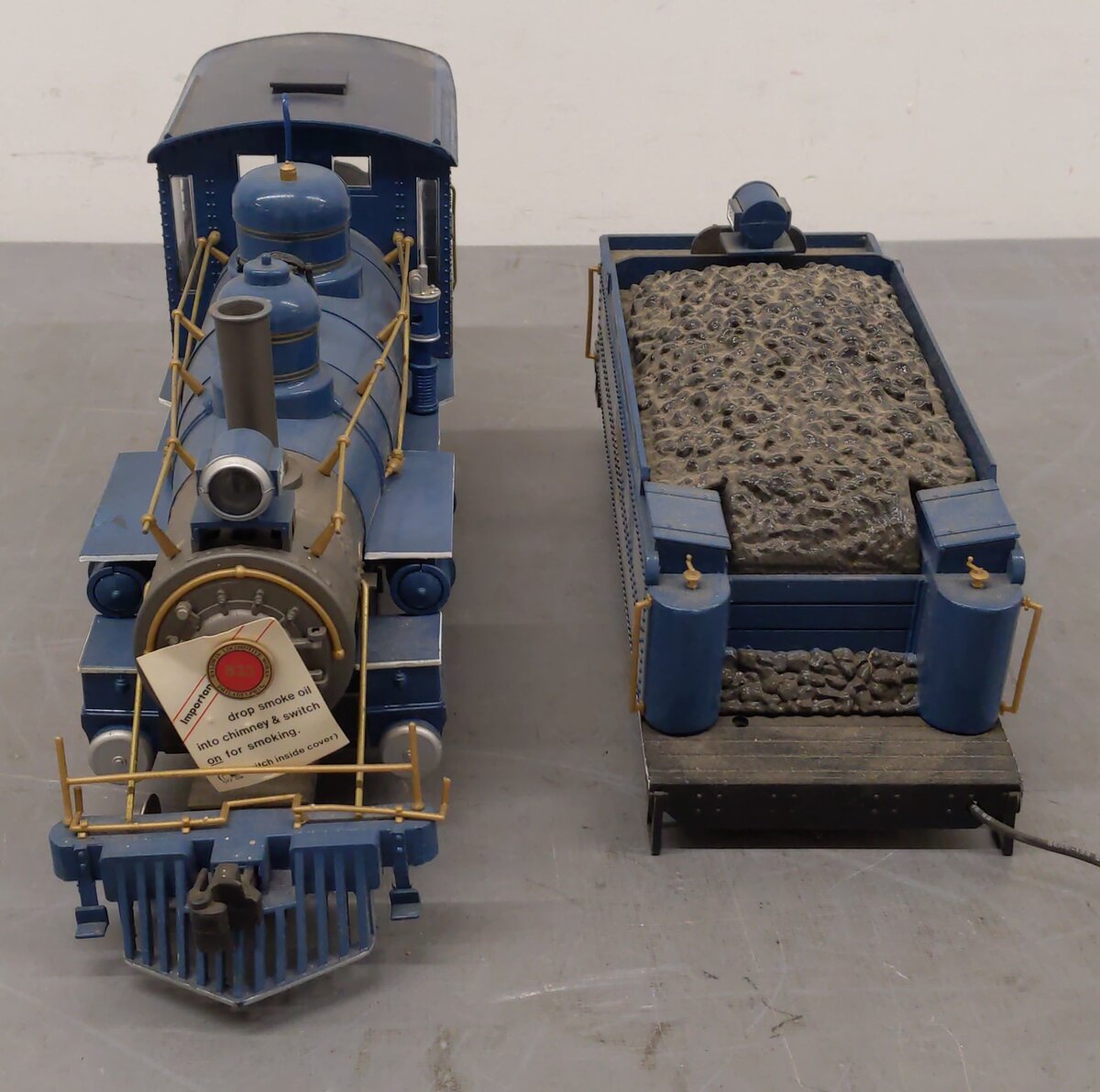 Bachmann 833 G Scale New Jersey Central Blue Comet Steam Train