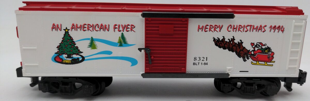 American Flyer 6-48321 S Gauge American Flyer Christmas Boxcar EX/Box