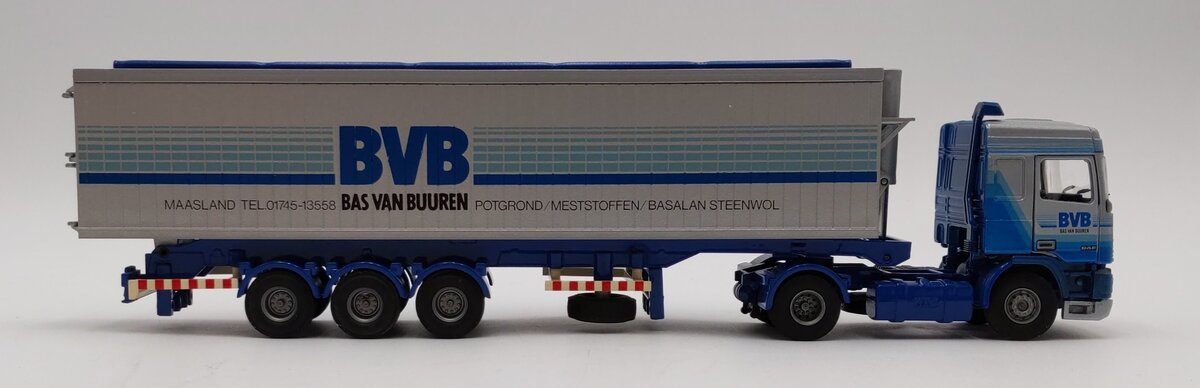 Tekno 1:50 Scale DAF 95 Tractor w/Dump Trailer - BVB Bas Van Buuren LN/Box