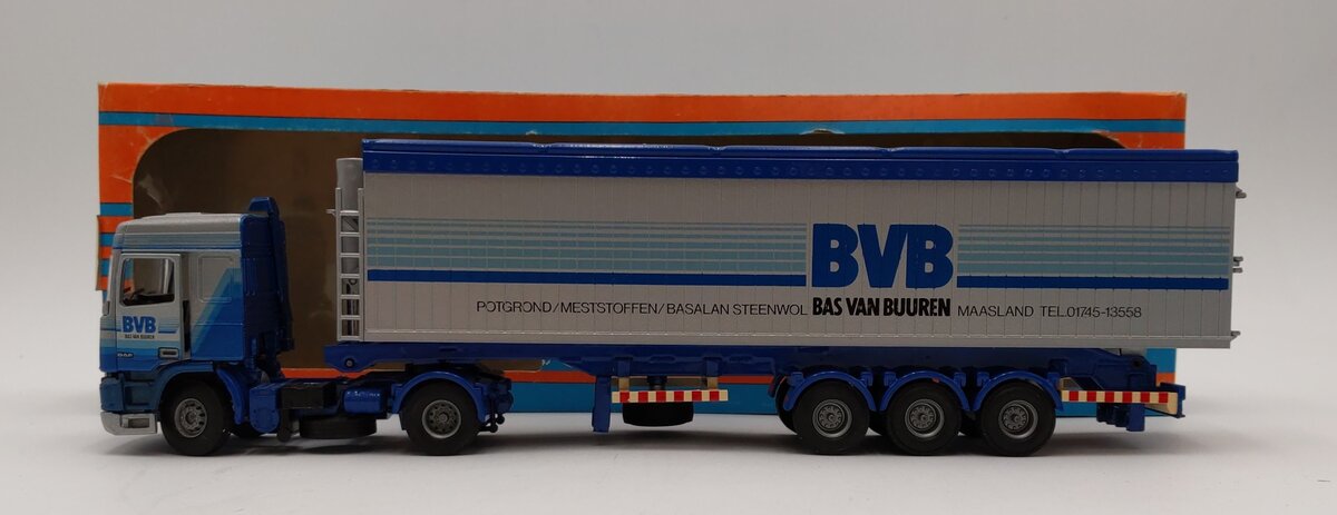 Tekno 1:50 Scale DAF 95 Tractor w/Dump Trailer - BVB Bas Van Buuren LN/Box