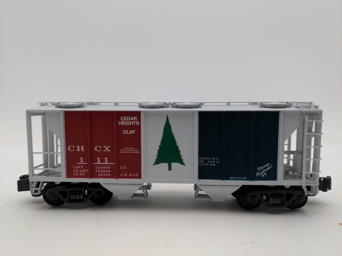 S-Helper Service 00414 S CHCX PS-2 2-Bay Hopper - 1999 Christmas Car #111 EX/Box