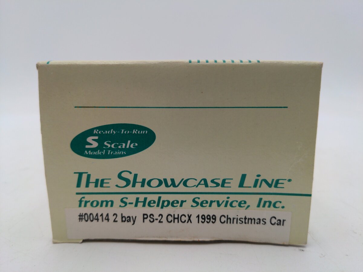 S-Helper Service 00414 S CHCX PS-2 2-Bay Hopper - 1999 Christmas Car #111 EX/Box