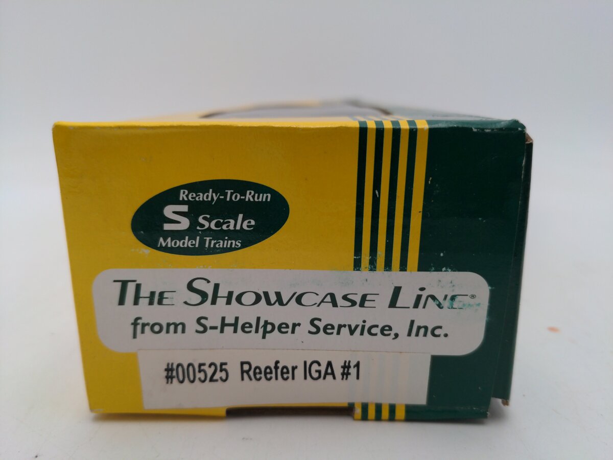 S-Helper Service 00525 S Gauge IGA Reefer #16801 EX/Box