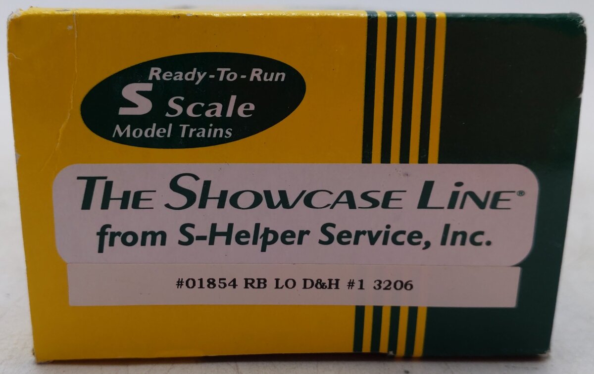 S-Helper Service 01854 S Gauge Delaware & Hudson Covered Hopper #3206 EX/Box