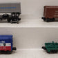 Lionel & Other O Gauge Assorted Freight Cars: #6464275, 10267, 16911,16668 [4] EX