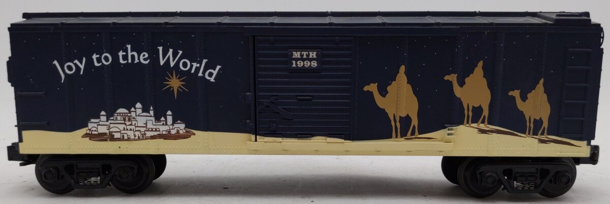 MTH 30-7426 O Gauge 1998 Christmas Boxcar EX