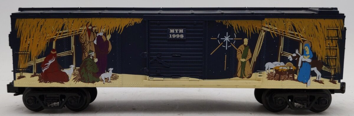 MTH 30-7426 O Gauge 1998 Christmas Boxcar EX