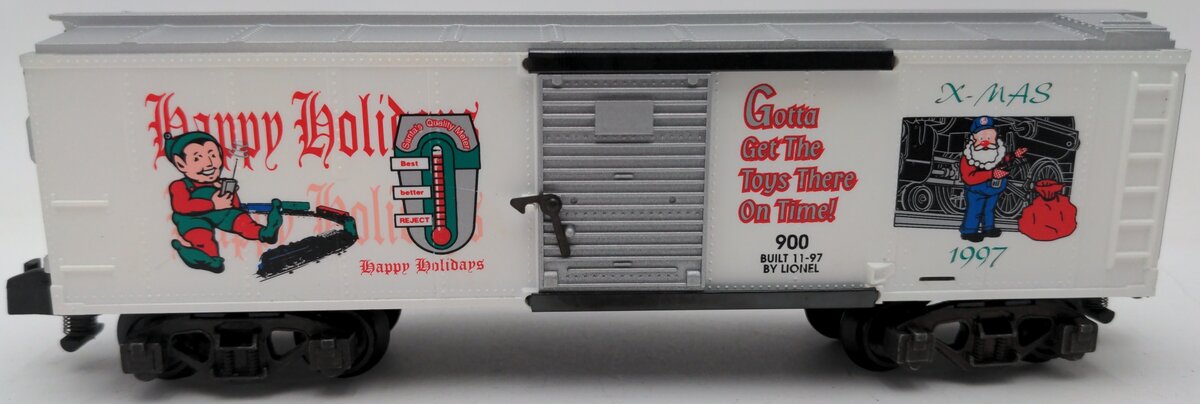 American Flyer 6-48327 S Gauge 1997 Christmas Boxcar #900 EX/Box