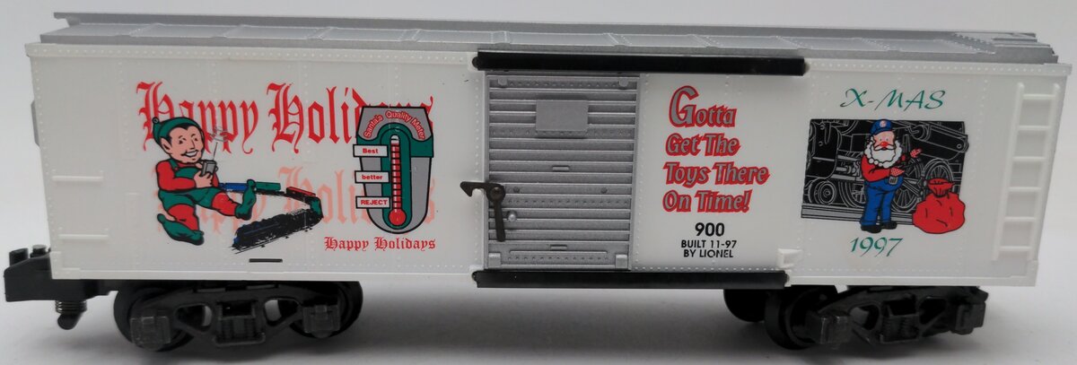 American Flyer 6-48327 S Gauge 1997 Christmas Boxcar #900 EX/Box
