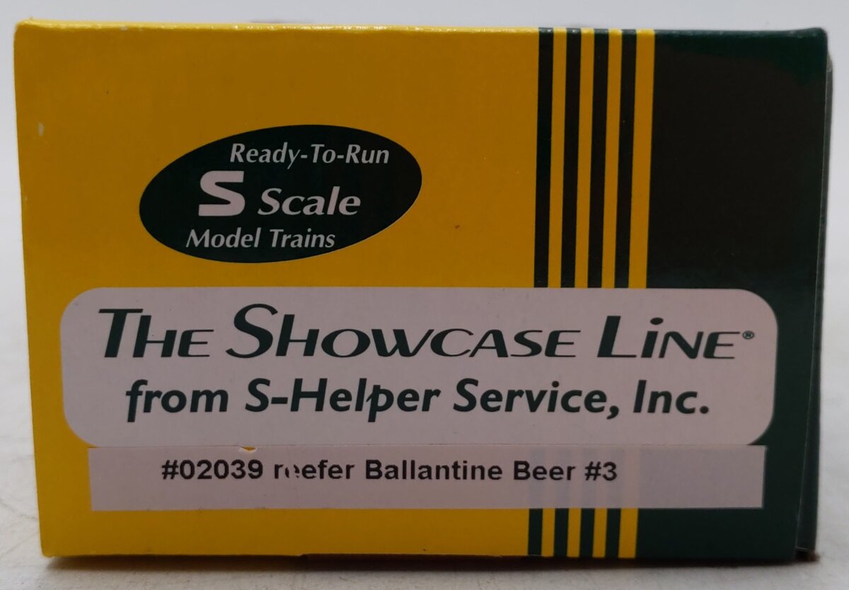 S-Helper 02039 S Guage Ballantine Beer Reffer Car #103 EX/Box