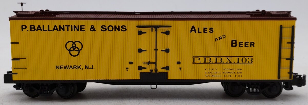 S-Helper 02039 S Guage Ballantine Beer Reffer Car #103 EX/Box