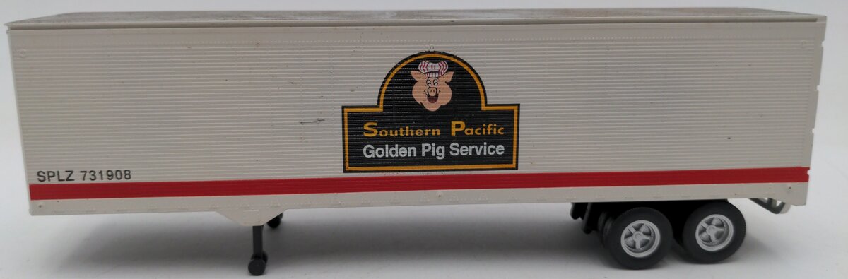 American Models T-18 S Scale Southern Pacific Golden Pig Semi-Trailer VG